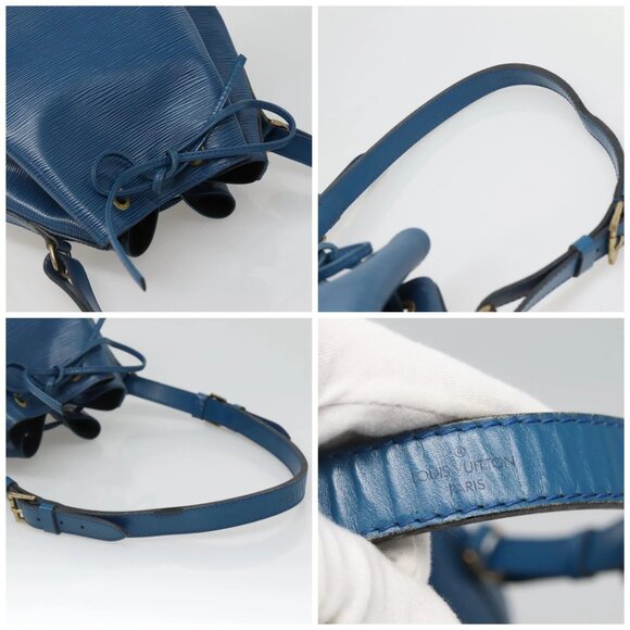 LOUIS VUITTON Epi Petit Noe Shoulder Bag Blue M44105 LV Auth 128706 - Picture 16 of 16